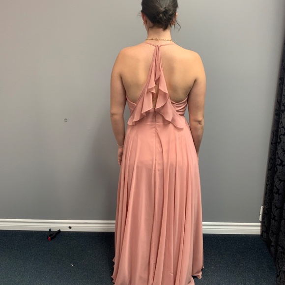Size 10, Vivian Diamond Bridesmaid dress, desert pink - Picture 2 of 2
